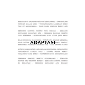 Download Lagu Tulus - Adaptasi MP3 Download Lagu Tulus - Adaptasi MP3